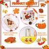 32 Sheets Make A Turkey Stickers, Thanksgiving Stickers for Kids, Make Your Own Thanksgiving Turkey Stickers, Thanksgiving Turkey Games Crafts Stickers, Thanksgiving Party Favors Supplies
