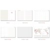 PAPERIAN Brilliant Monthly & Weekly Planner - Wirebound Undated Monthly &Weekly Planner Book Scheduler Diary (Grey Sky)