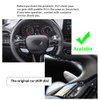 HIBEYO Paddle Shifter Extensions for Hyundai I30 Wagon N Line Veloster KONA N Elantra Avante GT N-line CN7 2019-2023 Metal Steering Wheel Paddle Shifter Trim Cover Decoration Accessories-Blue
