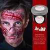 BLOODY MARY Fake SCAB Blood Make Up Body Paint - 1 oz small - For Cosplay, Horror Costume, Theater Blood, Vampire Accessories, Scary Things - Skin Friendly Washable Looks Realistic Thick Blood