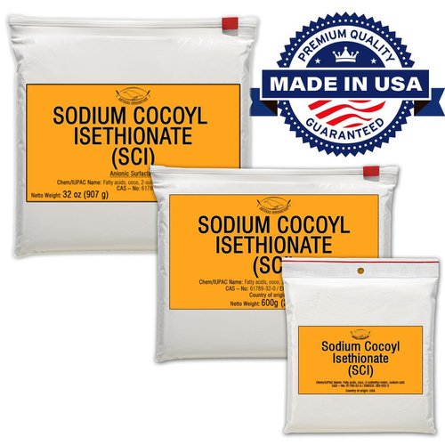 Artekas Innovation - Sodium COCOYL ISETHIONATE (SCI) - Powder - Foaming Surfactant - for Homemade Solid Shampoo Bars, Bath Bombs, Foamy and Bubbly Products - 200 g | 7.06 oz