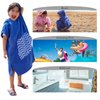 MissShorthair Towel Poncho for Kids, Hooded Beach Towel for Girl&Boy, Surf Poncho Swim Changing Robe Microfiber Bath Towel