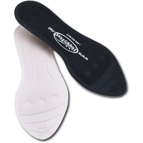 Happy Feet Plantar Fasciitis Flat Feet Orthotic High Arch Support Gel Insert Shoe Insoles for Mens and Womens (L)