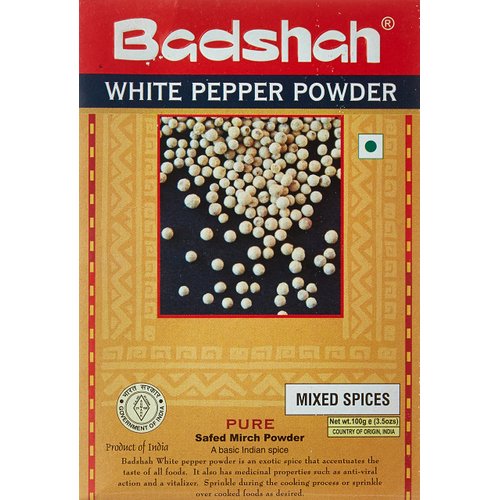 Badshah White Pepper Powder(3.5oz., 100g)