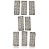 2 Pack (TOTAL 8 ROLLERS w/ 8 Pins) HAIR STYLING BRUSH ROLLERS & PINS Hair Curlers 3" x 1 1/8" Bristles