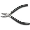 The Beadsmith Bent Chain Nose Pliers – Extra Fine Tips – 4.5 inches (114mm) – PVC Grip Handle with Double Leaf Springs – Jewelry Making Tool for Creating Bracelets, Earrings and Necklaces