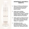 Non Comedogenic Eye Cream - Eye cream anti aging, Puffy Eyes Anti Aging Vitamin C, E & Collagen Shea butter Reduce Dark Circles, Puffiness, Under Eye Bags, Wrinkles & Fine Lines for Men & Women,dark circles under eye treatment for women,eye brightening cr