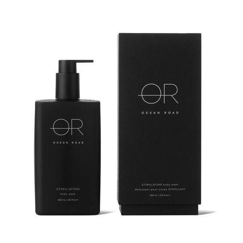 Ocean Road Black Body Wash 13.5 fl oz - Immerse Yourself in Pure Refreshment with this Luxurious Cleansing Experience, Leaving Your Skin Silky Smooth and Revitalized