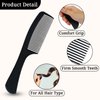 Detangling Hair Comb for Women Men, Wide Tooth Comb Detangles Thick Curly Wavy Hair Wet and Dry Long Handle Hair Comb for Shower