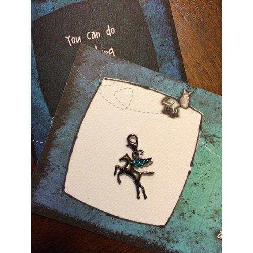 Smiling Wisdom - Frog, Pegasus, Sea Turtle Gift Sets - Encourage, Joyful, Console Greeting Cards - 3 Origami Games & Colorful Handmade Charms w Rhinestones - Encouragement, Sympathy and Happy Day