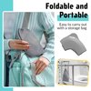 Travel Potty Seat for Toddler & Kid, Maliton Portable Foldable Potty Seat with Storage Bag for Toddler Travel, Non-Slip Potty Training Toilet Seat Cover wth Splash Guard (Grey)