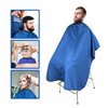 Allegro Combs Hair Cutting Cape Haircut Barber Apron Hair Stylist For Men Hair Cape Kids Cutting Adjustable Water Resistant One-Size-Fits-All 46 X 60 In. 1 Pc. (Blue)