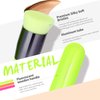 Foundation Brush Docolor Flat Top Kabuki Foundation Professional Synthetic Makeup Brush for Blending Liquid Cream or Powder Cosmetics Full Coverage Face & Body Brush Premium Makeup Tools, Neon Green