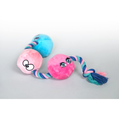 RASCAL Scruffy Tug Buttons - Dog Toy - All Breeds
