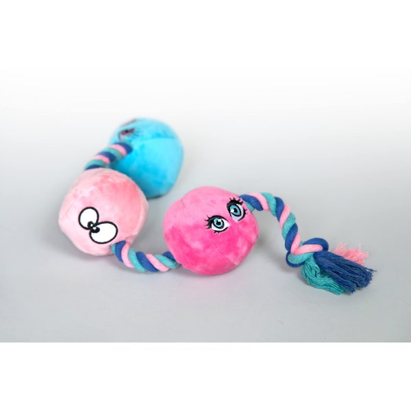RASCAL Scruffy Tug Buttons - Dog Toy - All Breeds