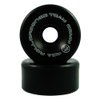 Rollerbones Team Logo Recreational Roller Skate Wheels (Set of 8), Black, 62mm