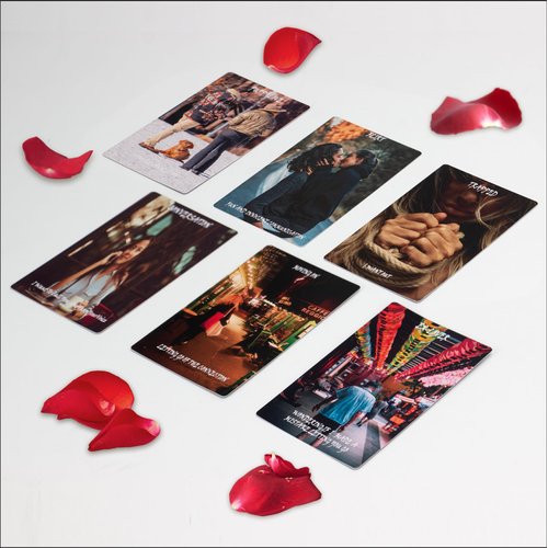 WLWSYCEX Love Oracle Tarot Cards for Beginners Includes Love, Romance, Soulmate Messages, Find Out What The Other Person is Thinking or Trying to Communicate with You