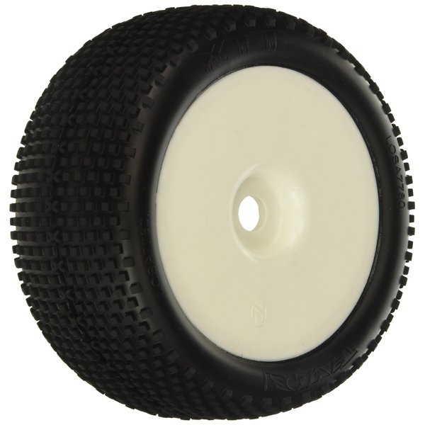 Losi 1/8 XTT TruggyTireBlMntdw/Wht Whl0 0ffset 2 LOSA17701B RC Tire