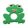 Gadgetime USA Silicone Baby Teether - Frog Teething Relief Toys for Babies 3-36 Months, Toddlers, Girls & Boys - Stimulating & Soft Soothing - BPA Free