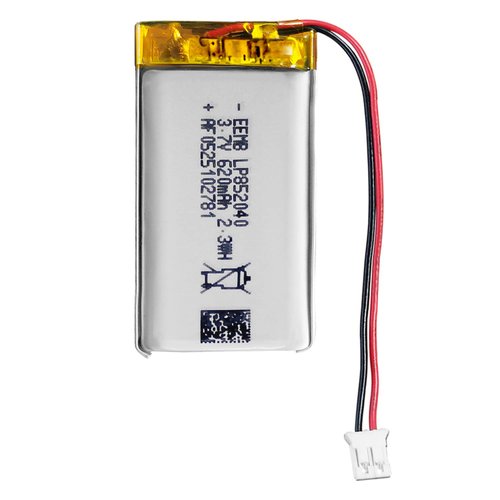 EEMB 3.7V Lipo Battery 620mAh 852040 Lithium Polymer ion Battery Rechargeable Lithium ion Polymer Battery with JST Connector Make Sure Device Polarity Matches with Battery Before Purchase!!!