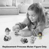 Little People Replacement Part for Fisher-Price Talking Castle Dollhouse Playset - Replacement Princess Mulan Figure Holding a teapot