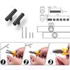 Cabinet Pulls Matte Black Stainless Steel Kitchen Cupboard Handles Cabinet Handles 2”Length, 30-Pack