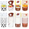 Tanlade 48 Pcs Sports Snack Cups Sports Bowls, Soccer Baseball Football Rugby Basketball Party Decorations, Sports Theme Basketball Party Supplies Basketball Bowl for Birthday Party Favors