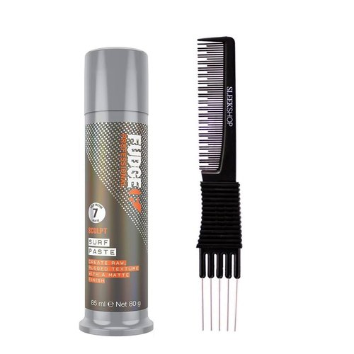 yper Fudge Professional Sculpt Surf Paste (2.8 oz) with Teasing Comb Pack of 1