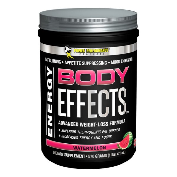 Power Performance Products Body Effects Pre Workout Supplement, Watermelon, 570 grams (1lbs. 4.1 oz)