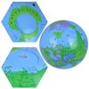 Coopay 10 Pack Inflatable Globe PVC World Globe Inflatable Earth Beach Ball for Beach Playing or Teaching