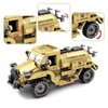 General Jim's Military Brick Building Set - WW2 Army Water Tanker Truck Vehicle Building Blocks Model Perfect for World War 2 and Brick Enthusiasts Including Teens and Adults