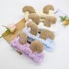 Hofar Sheep Horn Animal Face Wash Headband for Women Headband for Washing Face Cartoon Cute Creative Hair Accessories