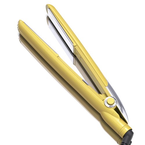 Titanium Hair Straightener and Curler 2 in 1 Flat Iron Curling Iron in One with Dual Voltage, Auto Shut-Off