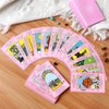 Myripoly Pink Tarot Cards Deck Set for Beginners with Meanings On Them-Tarot Card with Guidebook-(Free Velvet Tarot Bag Pouch)