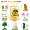 SunnyOcean Make Your Own Dinosaur Night Light, DIY Dinosaur Night Light Craft Kit, Dinosaur Gifts for Kids, Kids Crafts, Creative Gifts for Boys and Girls Ages 3-12, Kids Birthday Christmas