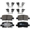 TRW Pro TRC0865 Disc Brake Pad Set For Honda Pilot 2003-2008, Rear, And Other Applications