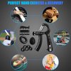 MTCJSLA Hand Gripper Strengthener Strengthening Devices Grip Strength Trainer Set Hand Grip Strengthener Exercisers for Strength Squeezers Handgrip Grips Training Adjustable Grip Strengthener Forearm