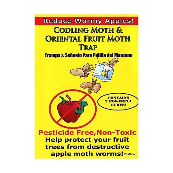 Codling Moth & Oriental Fruit Moth Trap (2 Pack, 8 Week)