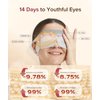 ZHENYEMEI 3D Self Heated Eye Mask for Dry Eyes with 100+ Soft Beads,Steam Eye Mask for Sleeping,Relaxation, Disposable, Spa, Travel Gifts for Women, Men 28 Packs
