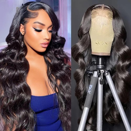 Anderah Body Wave Lace Front Wigs Human Hair 13x6 HD Lace Glueless Human Hair Wig Pre Plucked Nat...