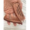 Personalized Beard Comb, Wooden Comb, Customized Fold up Beard Comb, Hair Comb