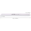 10pcs - PANA Jumbo Double-Sided Emery Nail File for Manicure, Pedicure, Natural, and Acrylic Nails - Zebra (Grit 60/60)