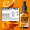 Zeolite Detox Drops for Kids Adults - Advanced Clinoptilolite Liquid Supplement for Toddlers Children's Cellular - Natural Support for Body Toxins Cleanse - Vegan Orange Flavor
