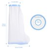 VALLEYWIND Waterproof Leg Cast Cover for Shower Adult Anti-Slip Reusable Sealed Watertight Cast Protector for Shower Leg Cast Bag for Shower Leg Foot Ankle Knee to Keep Wound & Bandages Dry 24.8inch