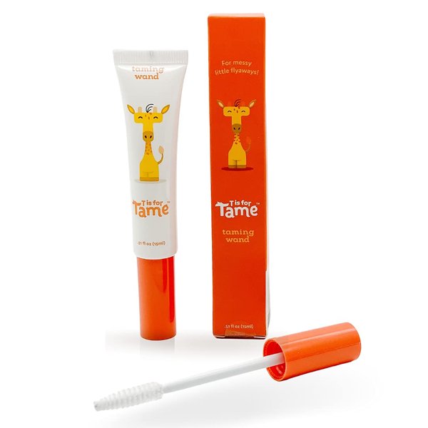 T is for Tame - Hair Taming Wand – Wand for Frizz, Static, Flyaways & More, Leave in Cream Made with 100% Natural Plant-Based Ingredients, Coconut Oil, Jojoba Oil and Tapioca