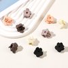 Ivyu Small Claw Hair Clips for Women Girls - 10 Pcs Mini Flower Hair Clips Tiny Claw Clips for Thin Hair Strong Hold Cute Jaw Clip Nonslip Hair Styling Accessories