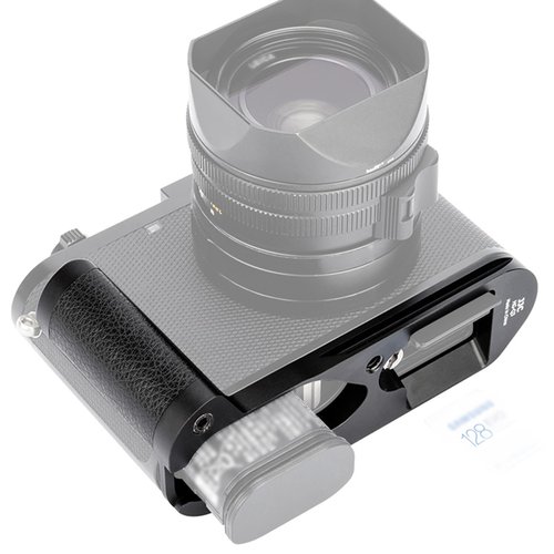 JJC HG-Q3 Leica Q3 Hand Grip, Arca Swiss Type Quick Release QR, Anti Slip Metal Holder Hand Grip, Aluminum Aloy, Compatible with Leica Q3 Camera, Easy Access to The Battery Memory Card