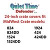 MidWest Homes for Pets Dog Crate Cover, Privacy Dog Crate Cover Fits MidWest Dog Crates, Machine Wash & Dry (Cover Only)