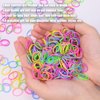 LUERMINJP Elastic Hair Bands Mini Hair Ties, 1000pcs No Damage Hair Rubber Bands, 0.59” Soft Ponytail Holders Colorful Hair Ties, Small Hair Elastic Accessories for Baby Toddler Kids Girls (Colorful)