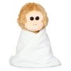 Ice King Bear Newborn Little Golden Monkey Stuffed Animal Plush Toy (with Bath Towel)